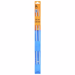 Pony Knitting Pins Choice of length and size - 25cm, 3.5
