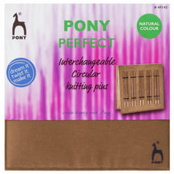 Pony Perfect Knitting Pins Circular Interchangeable Set in Luxury Gift Case