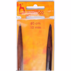 Pony Rosewood Circular Needles 80cm - each