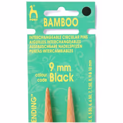 Pony Bamboo Interchangeable Needles - per pack of 2