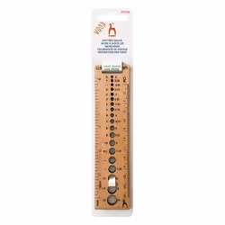 Pony wooden rectangular knitting gauge