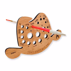 Pony wooden knitting gauge 'Cowboy hat'