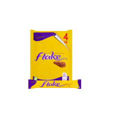 Cadbury Flake Chocolate Bar, 25.6g X4 (Pack of 4)
