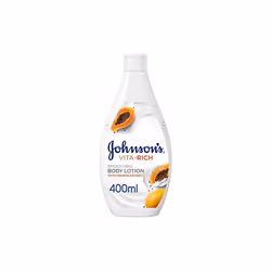 JOHNSONS Body Moisturizer - Vita-Rich, Smoothing Lotion, Papaya, 400ml