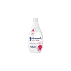 JOHNSONS Body Lotion - Vita-Rich, Soothing Rose Water, 400ml
