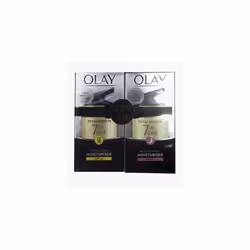OLAY Total Effect Moisturizer Dual Pack Anti Aging + Night Firming
