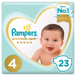 Pampers Premium Care Size 4 8-14 kg Carry Pack 23's