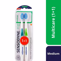Sensodyne Multi Care Medium 1+1 Toothbrush