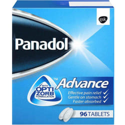 Panadol Advance Optizorb Tablets 96'S