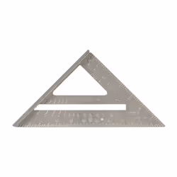 Silverline Aluminium Alloy Roofing Square Angle Measuring Lipped Edge Tool 185mm ( UK )