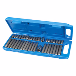 Silverline Mechanics Garage Nuts Driver DIY Tool Hex Torx & Spline Bit Set Of 40 ( UK )