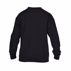 Gildan Childrens Crewneck Sweatshirt - Black, L