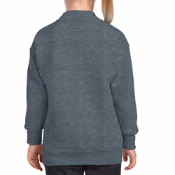 Gildan Childrens Crewneck Sweatshirt - Dark Heather, XL