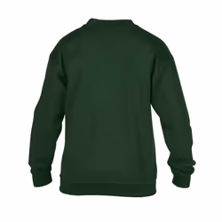 Gildan Childrens Crewneck Sweatshirt - Forest Green, XL