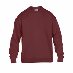 Gildan Childrens Crewneck Sweatshirt - Maroon, L