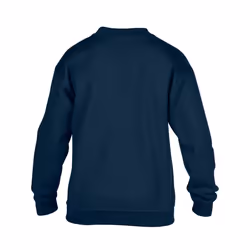 Gildan Childrens Crewneck Sweatshirt - Navy Blue, L