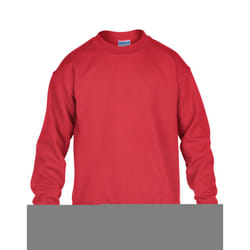 Gildan Childrens Crewneck Sweatshirt - Red, S