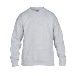Gildan Childrens Crewneck Sweatshirt - Sport Grey, L
