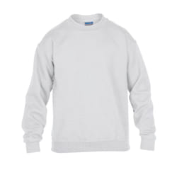 Gildan Childrens Crewneck Sweatshirt - White, XS