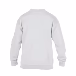 Gildan Childrens Crewneck Sweatshirt - White, L