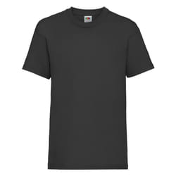 Childrens Valueweight T-Shirt - Black, 05-Jun