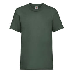 Childrens Valueweight T-Shirt - Bottle Green, 05-Jun