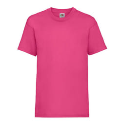 Childrens Valueweight T-Shirt - Fuchsia, 05-Jun