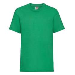Childrens Valueweight T-Shirt - Kelly Green, 03-Apr