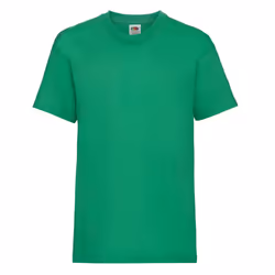 Childrens Valueweight T-Shirt - Kelly Green, 05-Jun