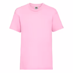 Childrens Valueweight T-Shirt - Light Pink, 07-Aug