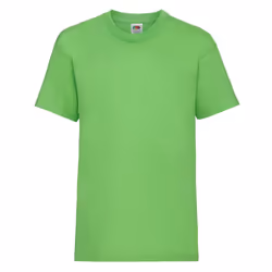 Childrens Valueweight T-Shirt - Lime, 05-Jun