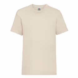 Childrens Valueweight T-Shirt - Natural, 07-Aug
