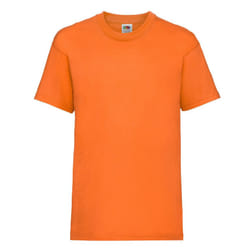 Childrens Valueweight T-Shirt - Orange, 05-Jun