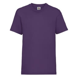 Childrens Valueweight T-Shirt - Purple, 14-15