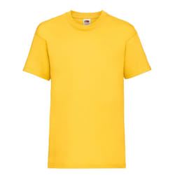 Childrens Valueweight T-Shirt - Yellow, 05-Jun