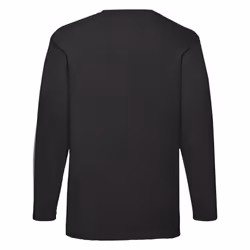Valueweight Long Sleeve T-Shirt For Mens - Black, S