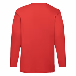 Valueweight Long Sleeve T-Shirt For Mens - Red, S