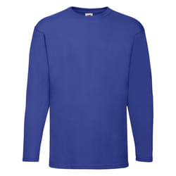 Valueweight Long Sleeve T-Shirt For Mens - Royal, S