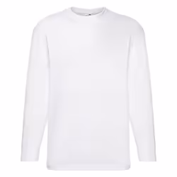 Valueweight Long Sleeve T-Shirt For Mens - White, XL