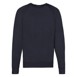 FOTL Men's Lightweight Raglan Sweat - Deep Navy, S