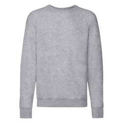 FOTL Men's Lightweight Raglan Sweat - Heather Grey, XL