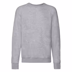 FOTL Men's Lightweight Raglan Sweat - Heather Grey, 2XL