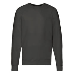 FOTL Men's Lightweight Raglan Sweat - Light Graphite, L