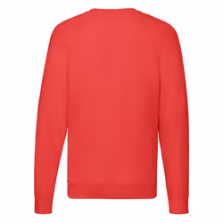 FOTL Men's Lightweight Raglan Sweat - Red, 2XL