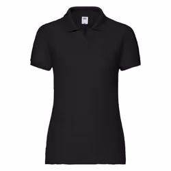 Lady-Fit 65/35 Polo - Black, XL