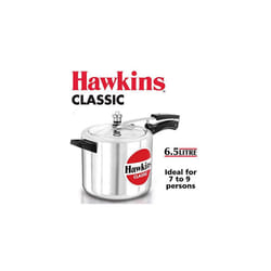 HawkinsAÂ Classic CL65 6.5-Liter New Improved Aluminum Pressure Cooker Small Silver