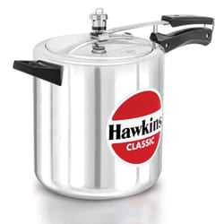 Hawkins Aluminium 8 Litre Classic Pressure Cooker  Tall Design Inner Lid Cooker  Big Cooker  Silver (Cl8T)