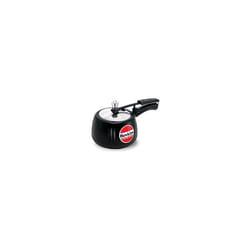 Hawkins Contura 2 Litre Pressure Cooker, Handi Cooker, Silver (HC20) - Black, 3L