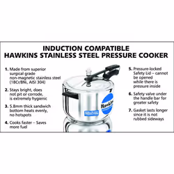 Hawkins Pressure Cooker  8 L  Silver