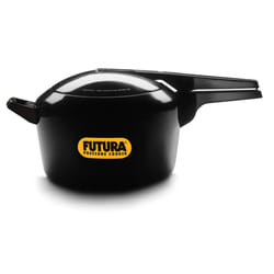 Hawkins Futura Hard Anodized Pressure Cooker  7 Liter  Black